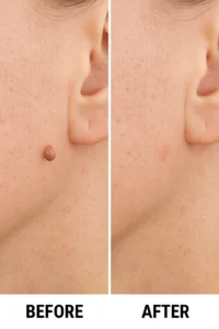 Skin tags removal Wednesbury before and after