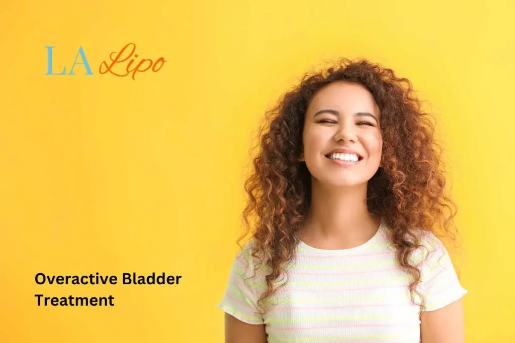 woman smiling about overactive bladder treatment Wednesbury solutions